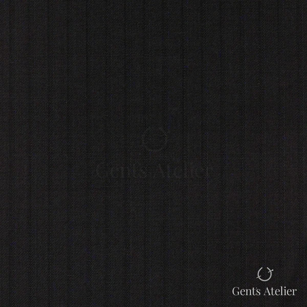 Костюм из Scabal 1503176 — чёрно-синий, антрацитовый, Шерсть + кашемир