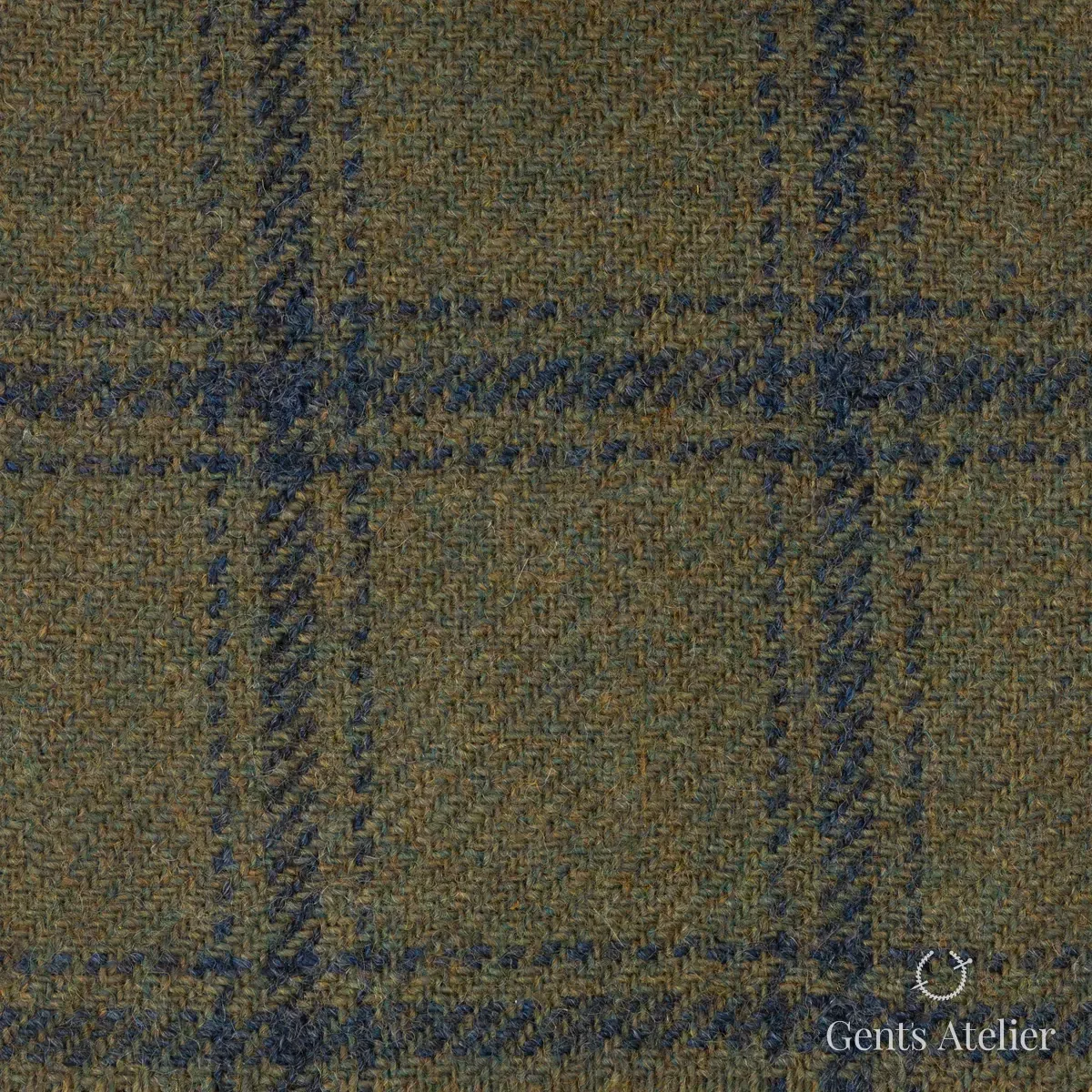 Пальто из Thomas Clifford 632084 COL 530 — оливковый, 100% шерсть