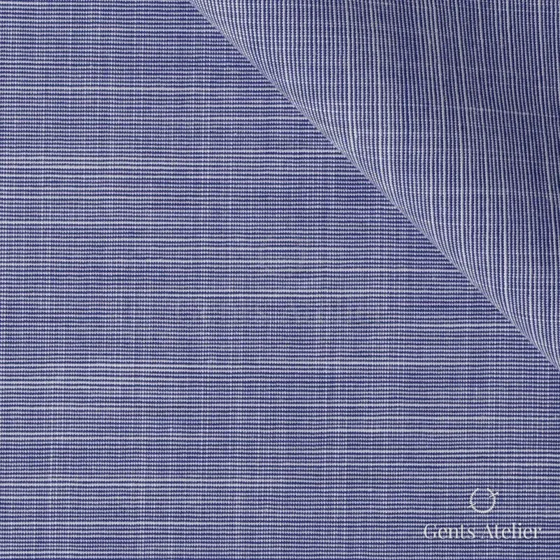 Сорочка из A&C 121981 — тёмно-синий с белой полоской, 100% Хлопок