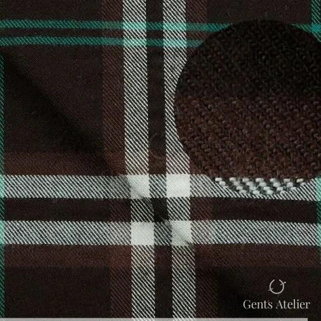 Сорочка из A&C 124935 — коричневый, 57% хлопок