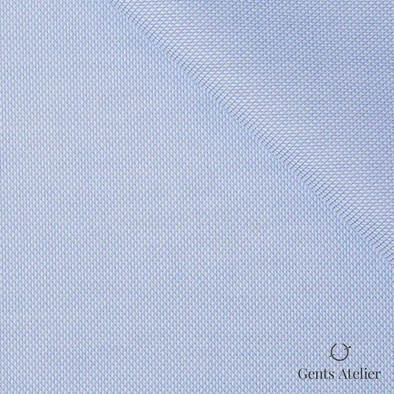 Сорочка из A&C 110032 — голубой, 60% хлопок