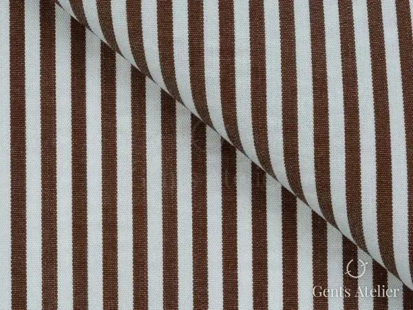 Сорочка из A&C 124490 — коричневый с белым