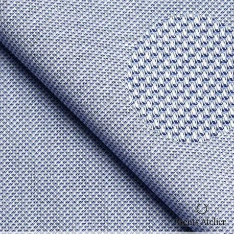 Сорочка из A&C 125041 — синий, 55% тенсел（Lenzing