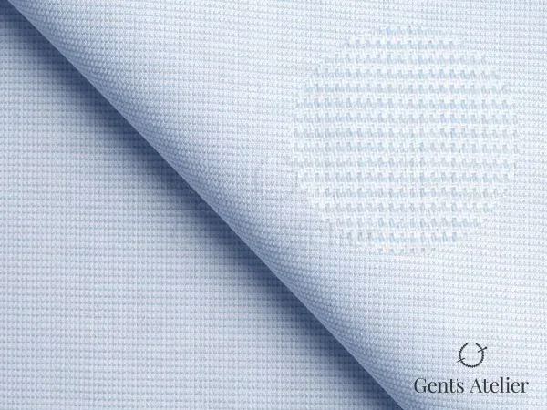 Сорочка из A&C 124806 — голубой, 60% хлопок
