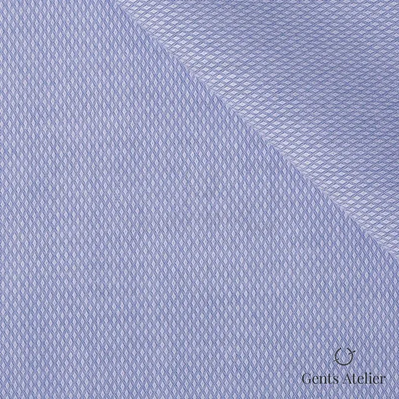 Сорочка из A&C 110058 — голубой, 60% хлопок