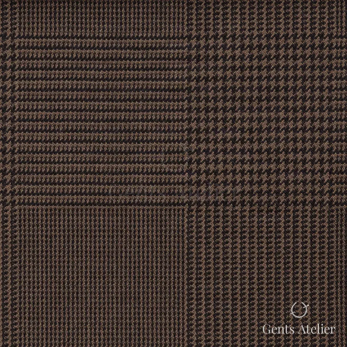 Зимний костюм из Ermenegildo Zegna 58328 — коричневый, 100% шерсть