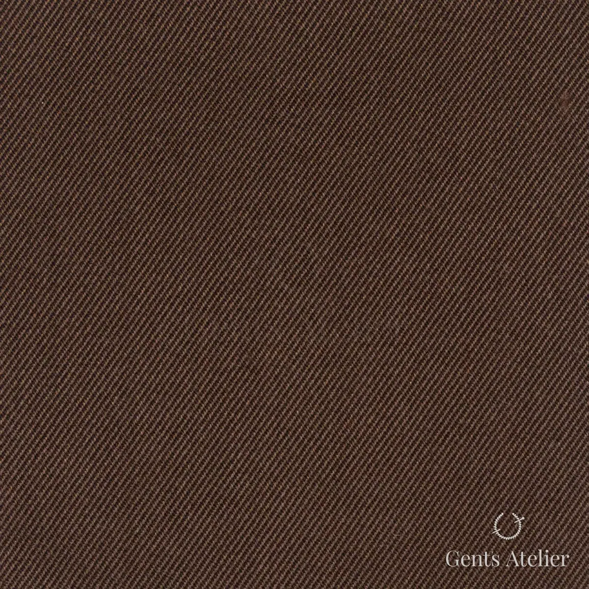 Зимний костюм из Ermenegildo Zegna 59209 — тёмно-коричневый, 100% шёлк