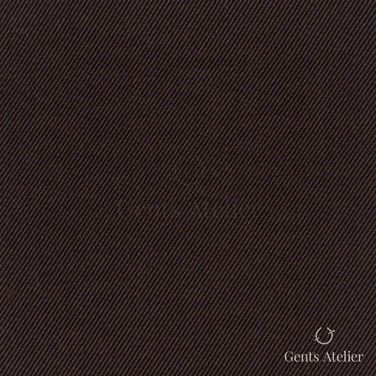 Зимний костюм из Ermenegildo Zegna 59210 — тёмно-коричневый, 100% шёлк