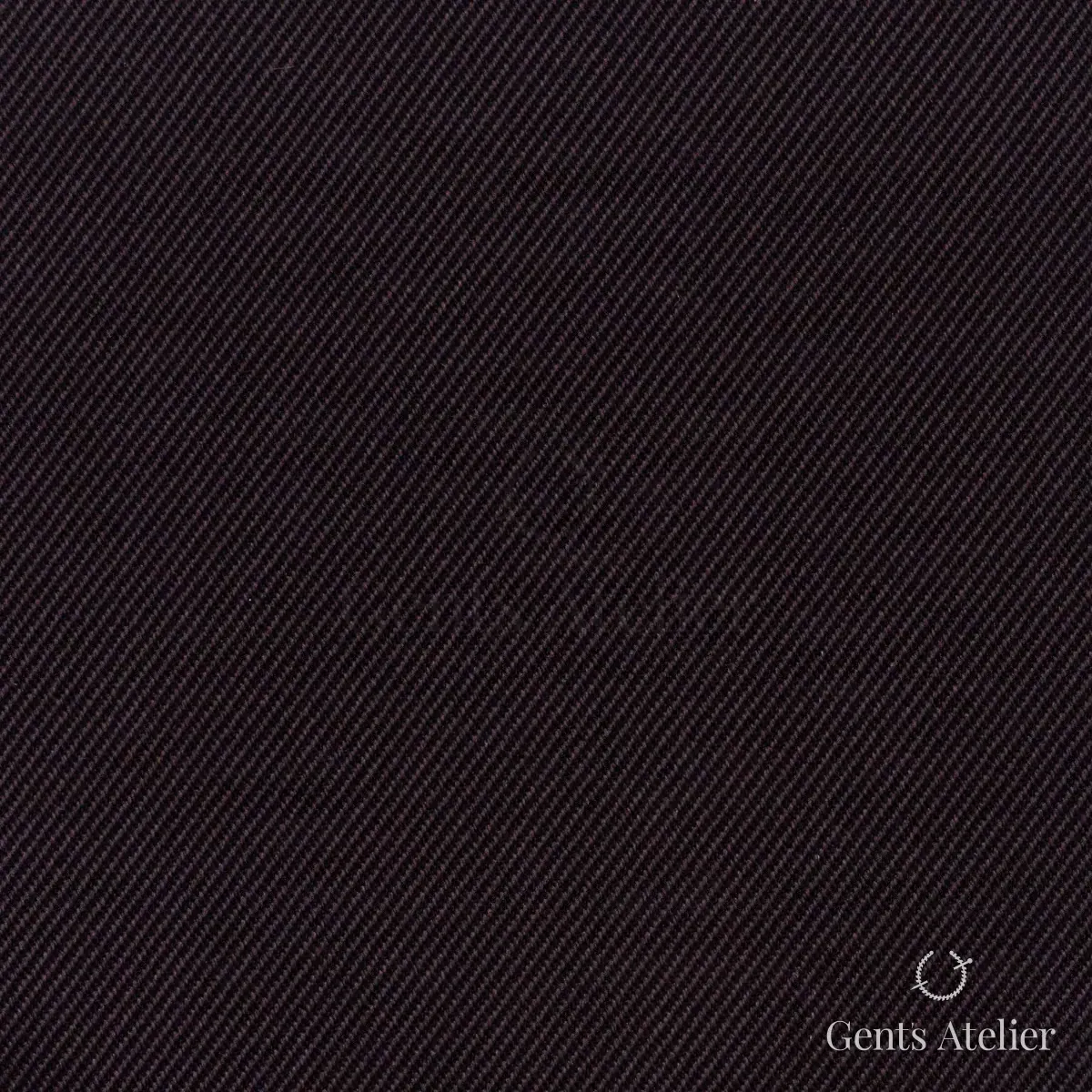 Зимний костюм из Ermenegildo Zegna 59211 — баклажановый, 100% шёлк