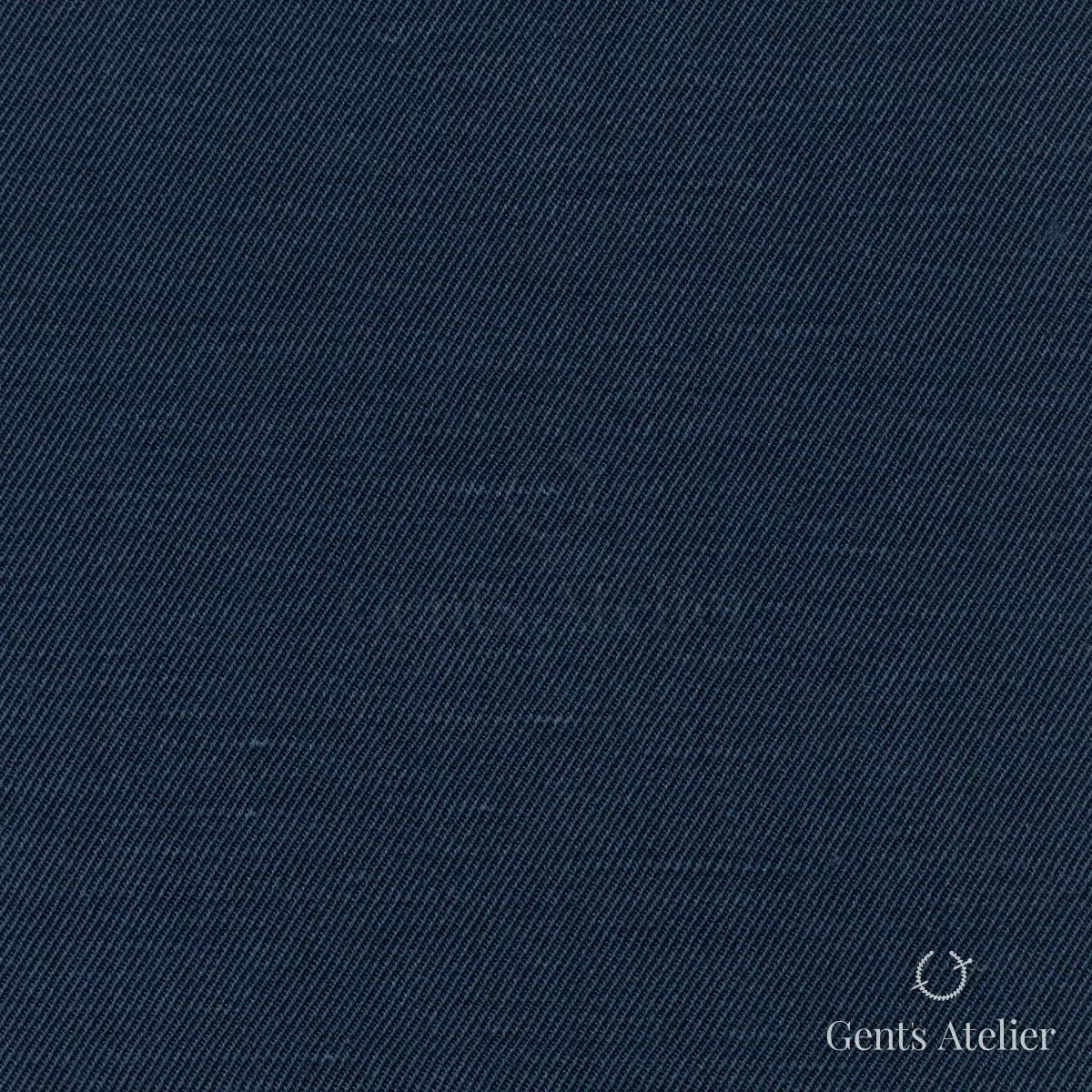 Костюм из Ermenegildo Zegna 59216 — тёмно-синий, 62% шёлк, 38% лён