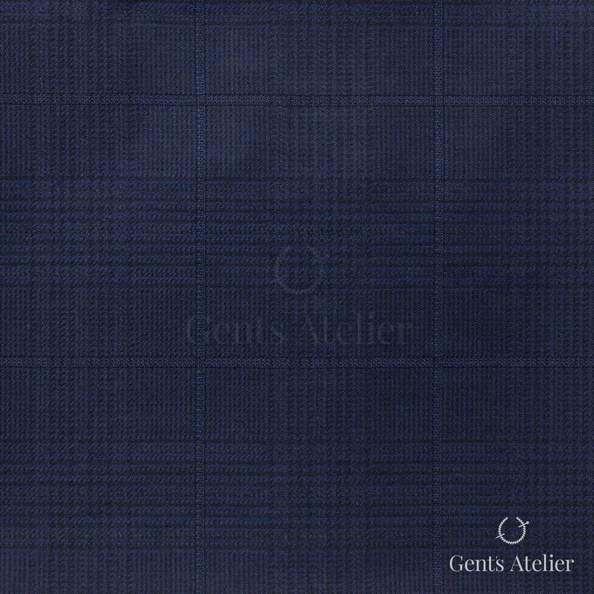 Костюм из Ermenegildo Zegna 4618 — тёмно-синий, 100% шерсть