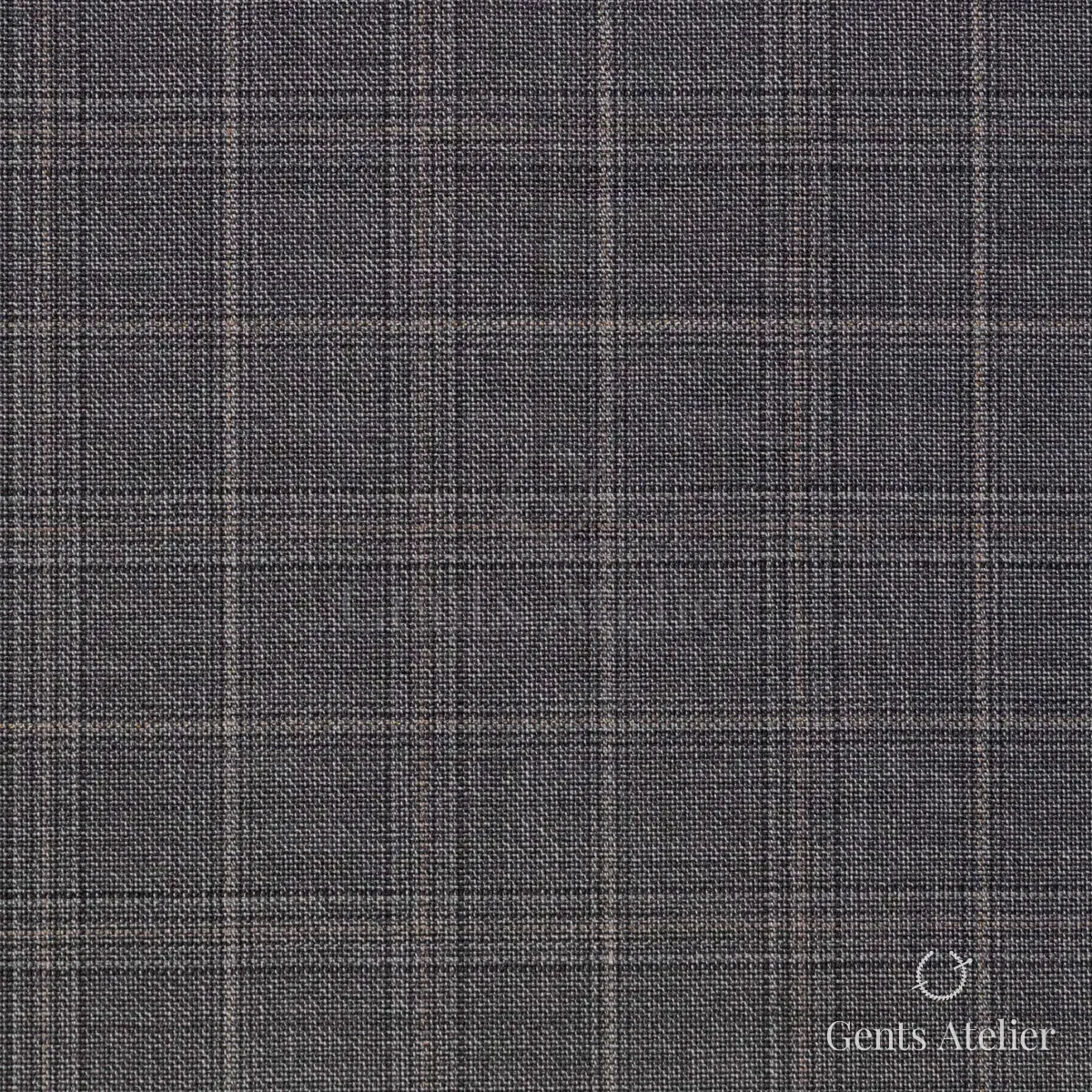 Костюм из Ermenegildo Zegna 4594 — тёмно-серый, 100% шерсть