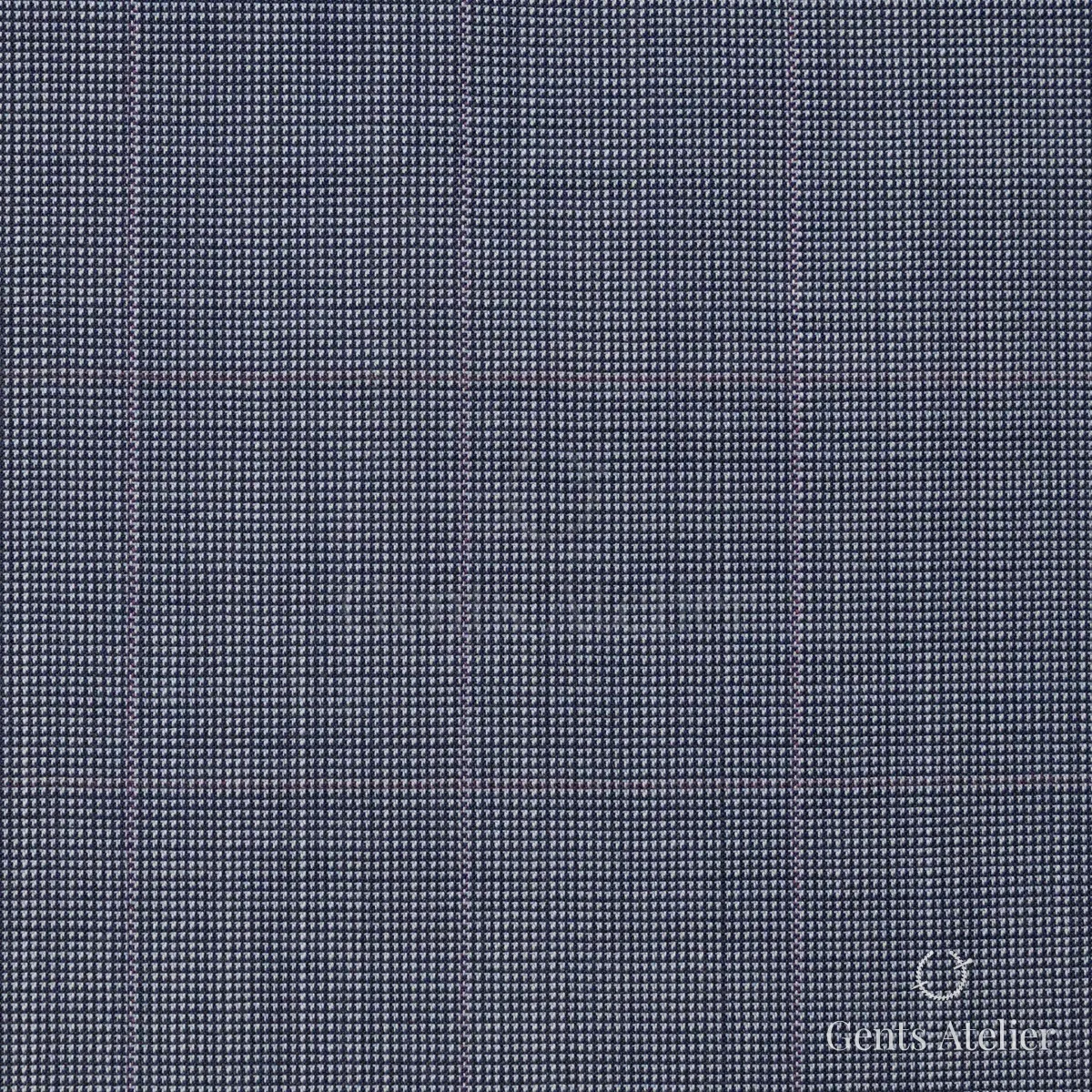 Костюм из Ermenegildo Zegna 4401 — синий, 100% шерсть