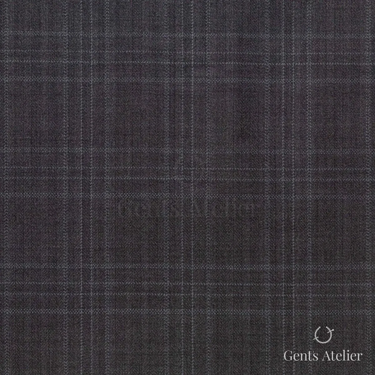 Костюм из Ermenegildo Zegna 4122 — тёмно-серый, 100% шерсть