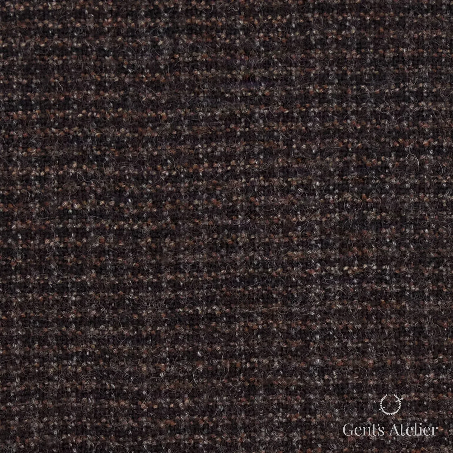 Костюм из Drago TTD2517 — тёмно-коричневый меланж, 100% Шерсть