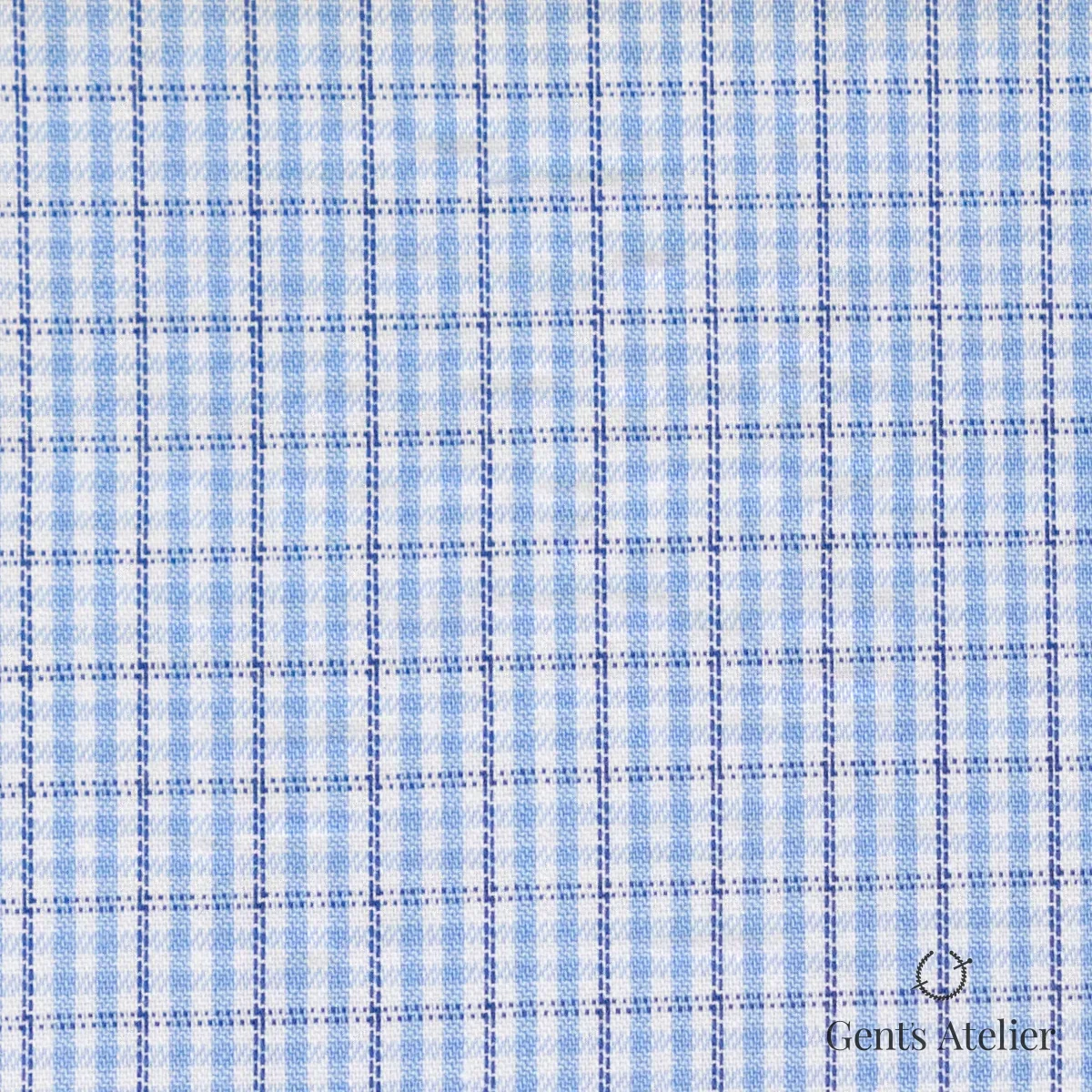 Сорочка из Geneva TSCL058 — Голубой / Синий, 100% хлопок