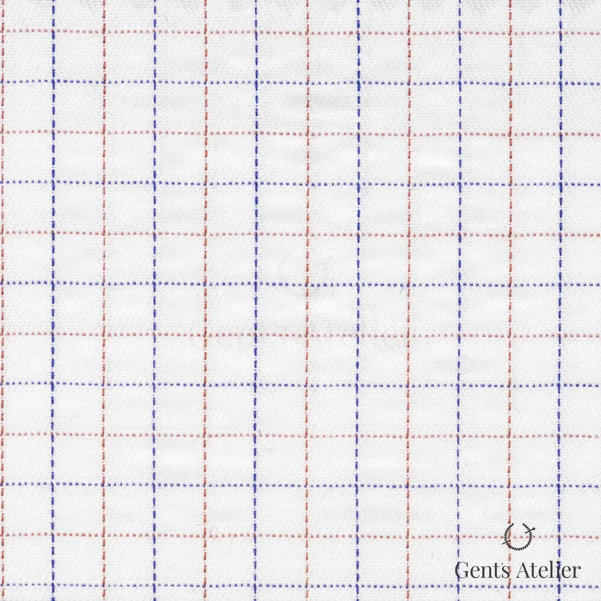 Сорочка из Geneva TSHL384 — Белый / Оранжево-синий, 100% хлопок