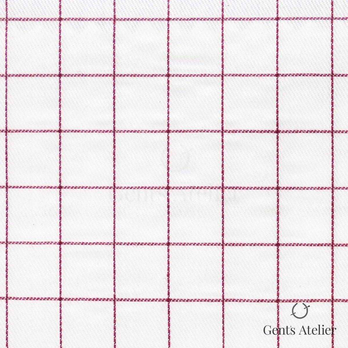 Сорочка из Geneva TSHL405 — Белый / Бордовый, 100% хлопок