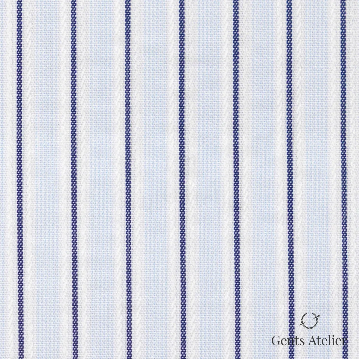 Сорочка из Geneva TSCL046 — Белый / Голубой, 100% хлопок