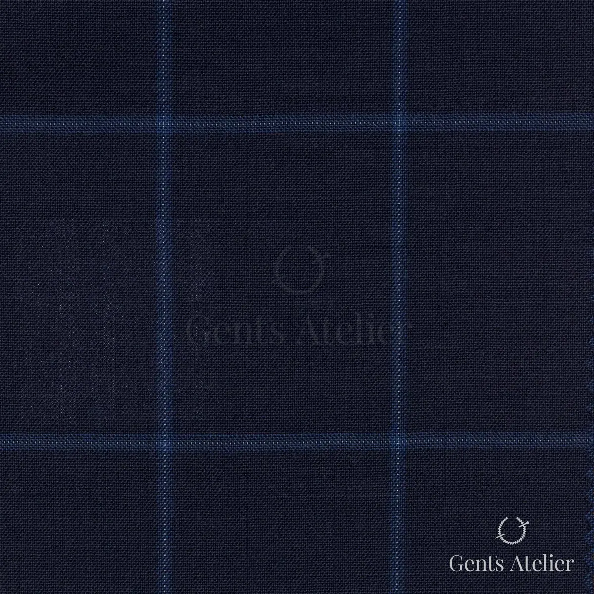 Костюм из Holland & Sherry 2323004 — тёмно-синий, 100% шерсть