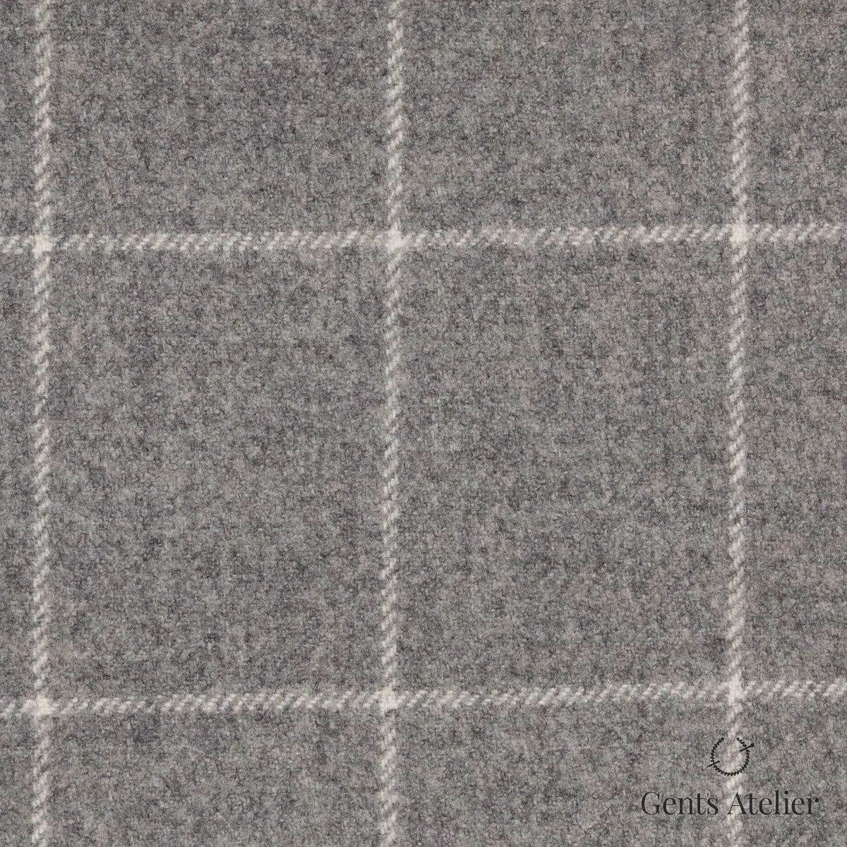 Зимний костюм из Holland & Sherry 8422011 — светло-серый, 100% шерсть