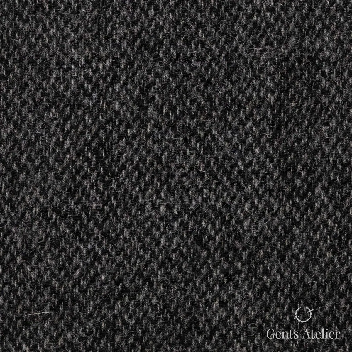 Зимний костюм из Holland & Sherry 8821025 — чёрный, 100% шерсть