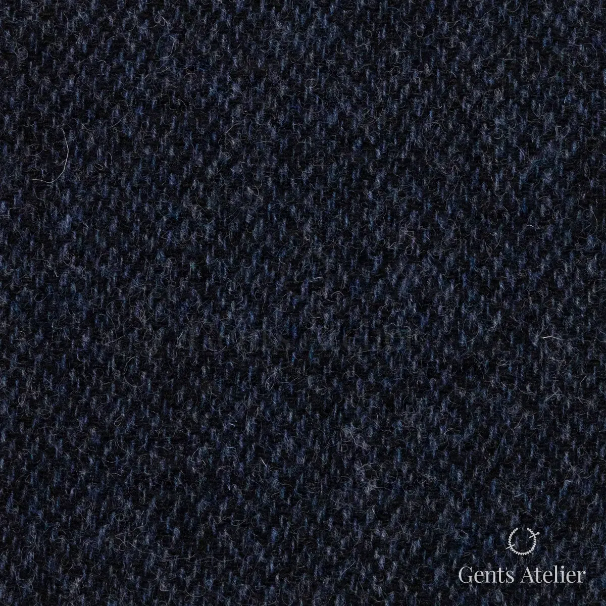 Зимний костюм из Holland & Sherry 8821026 — тёмно-синий, 100% шерсть