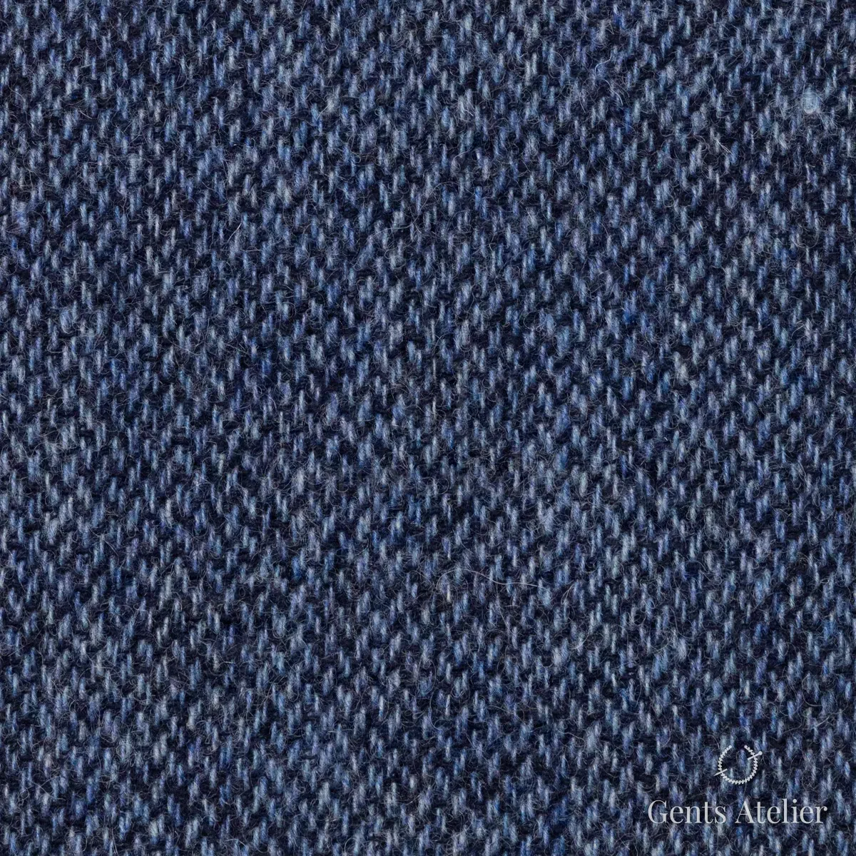 Зимний костюм из Holland & Sherry 8821027 — синий, 100% шерсть