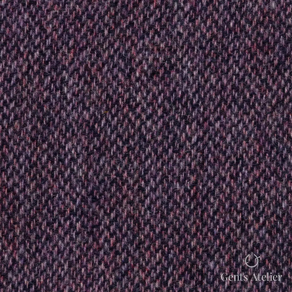 Зимний костюм из Holland & Sherry 8821028 — фиолетовый, 100% шерсть