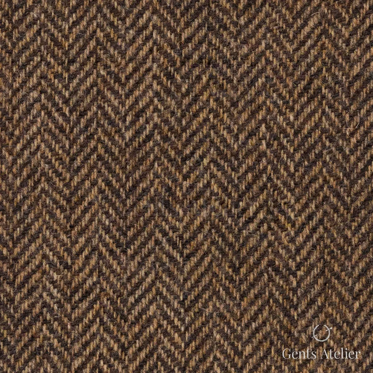 Зимний костюм из Holland & Sherry 8821103 — коричневый, 100% шерсть