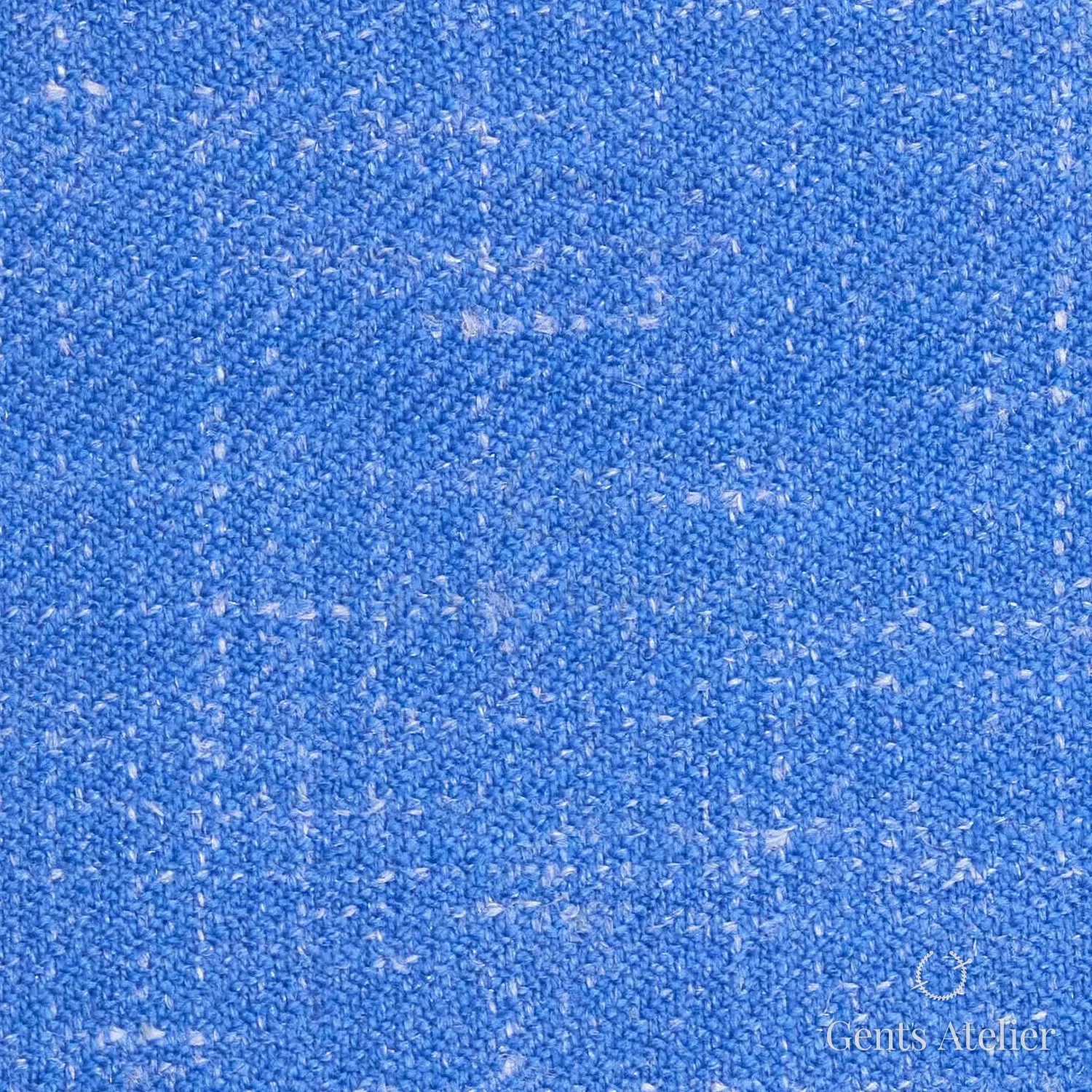 Костюм из Iniziare JX134 — синий ярко-голубой, 78% Шерсть, 14% Лён, 5% Шёлк, 3% Эластан
