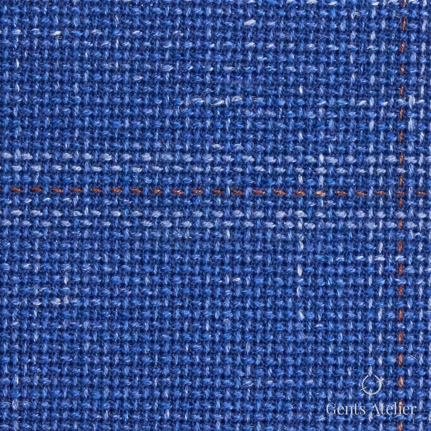 Костюм из Iniziare JX3169 — синий, 92% Шерсть, 5% Лён, 2% Шёлк, 1% Лиоцелл