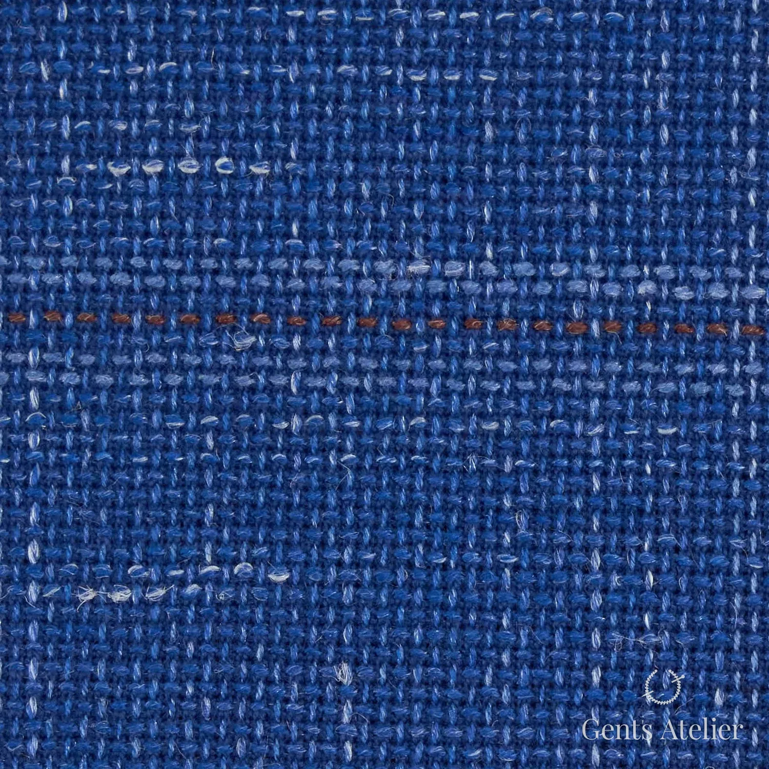 Костюм из Iniziare JX3169 — тёмно-синий меланж, 92% Шерсть, 5% Лён, 2% Шёлк, 1% Лиоцелл