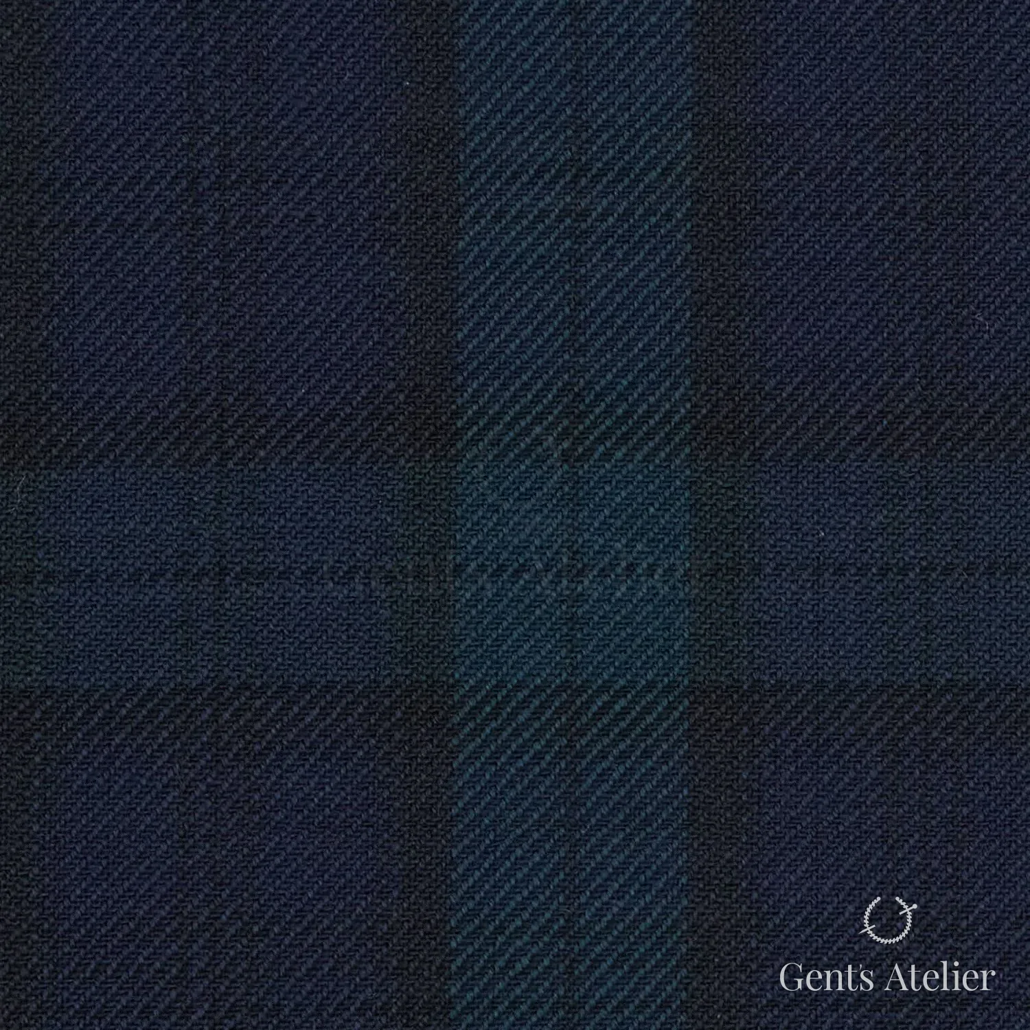 Костюм из Iniziare JX3739 — тёмно-синий (Blackwatch), 50% Шерсть, 50% Полиэстер