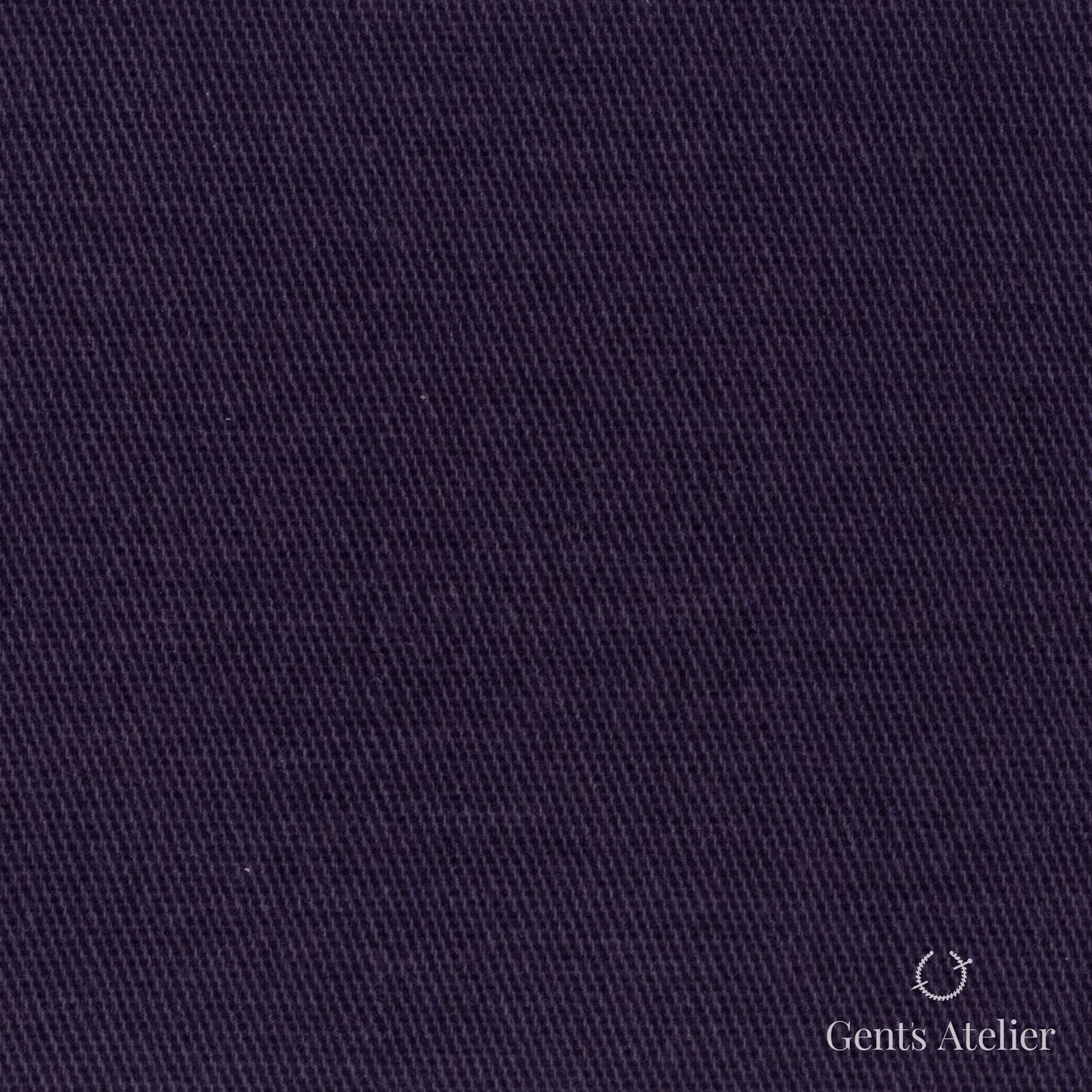 Костюмная ткань Marzoni 605 - 364 / 500 — Deep Purple, однотонная, 98% хлопок, 2% лайкра