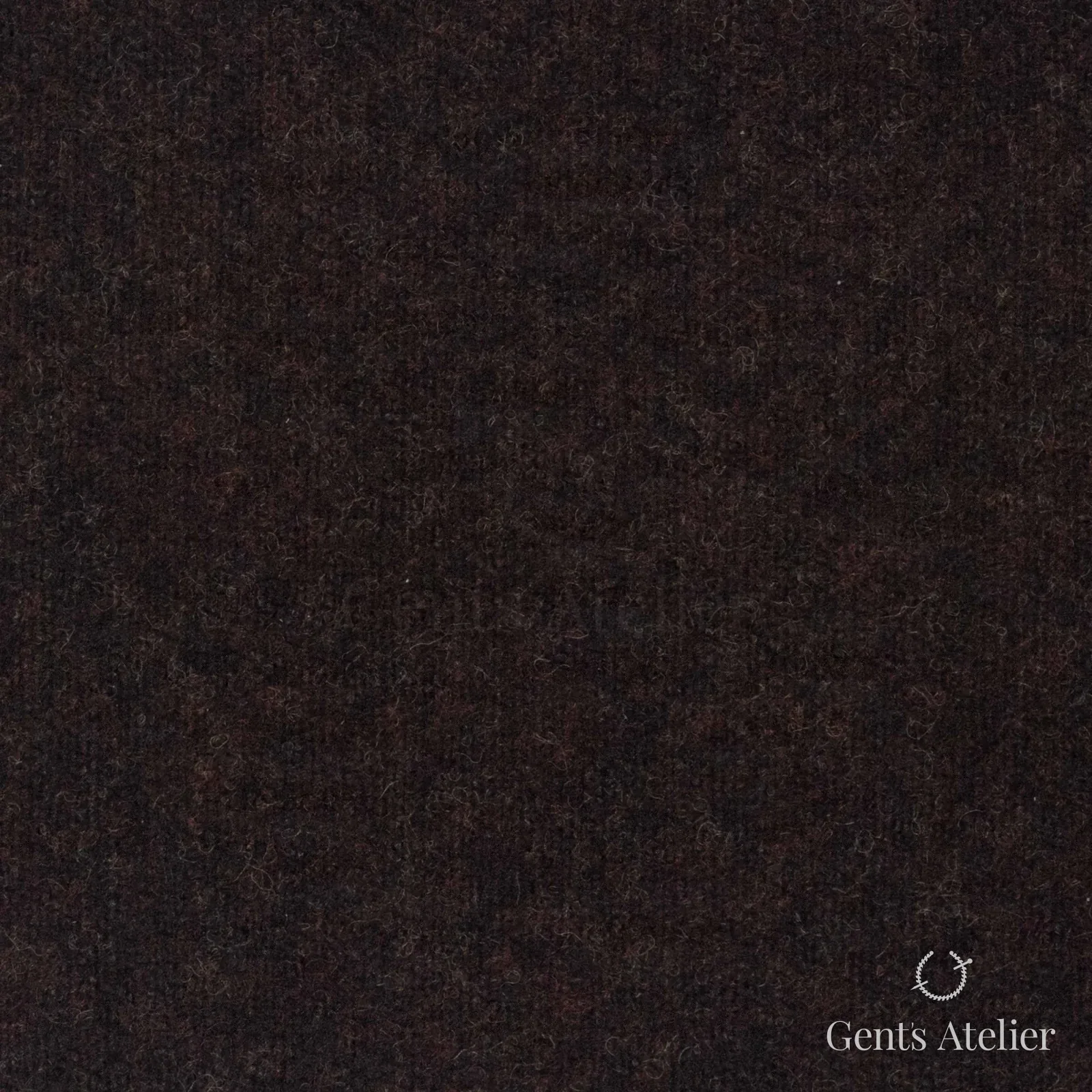 Костюмная ткань Marzoni 620 - 832 / 900 — Dark Brown, однотонная, 100% шерсть
