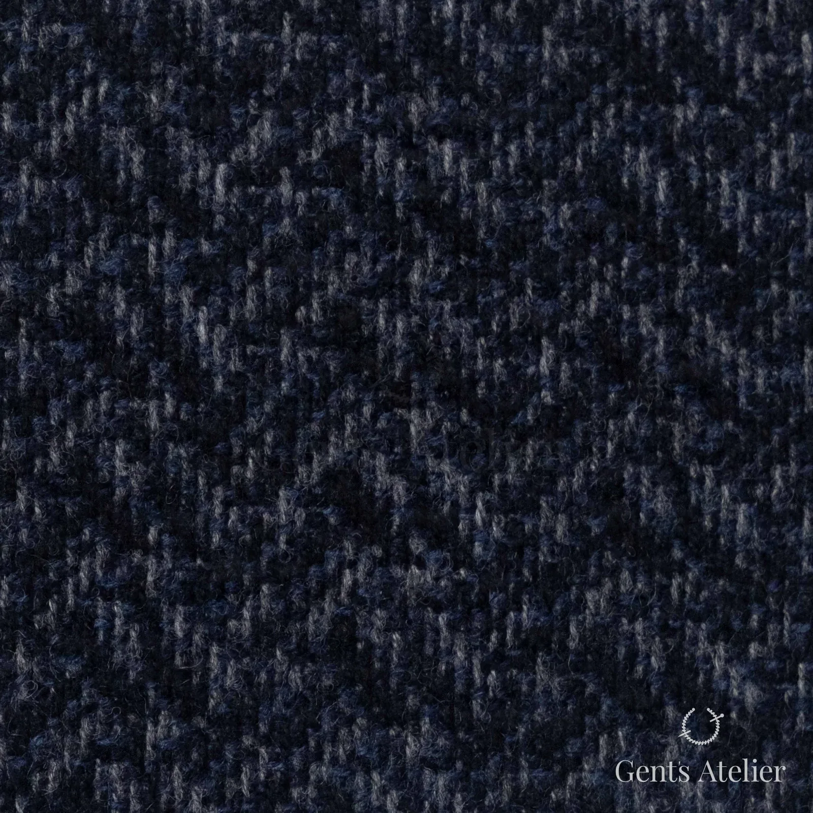 Костюмная ткань Marzoni 651 - 034 / 1200 — Серый / Синий, меланж, 90% шерсть, 10% кашемир