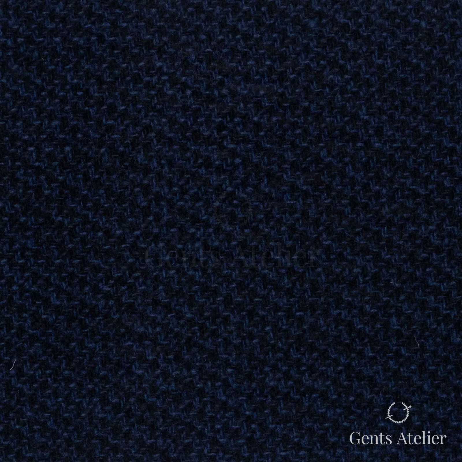 Костюмная ткань Marzoni 651 - 598 / 1500 — Тёмно-синий, меланж, 90% шерсть, 10% кашемир