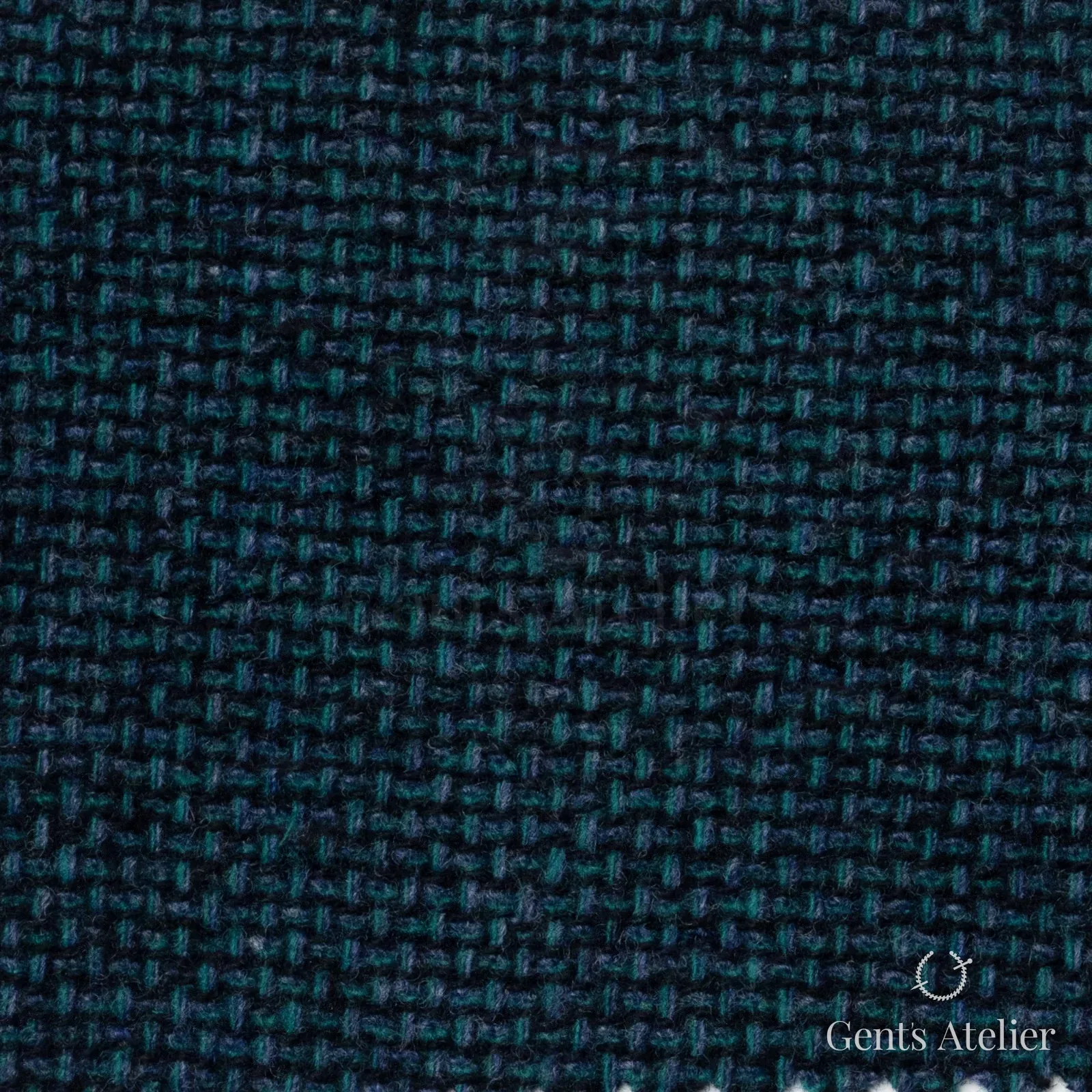 Костюмная ткань Marzoni 651 - 690 / 1500 — Зелёный, меланж, 90% шерсть, 10% кашемир
