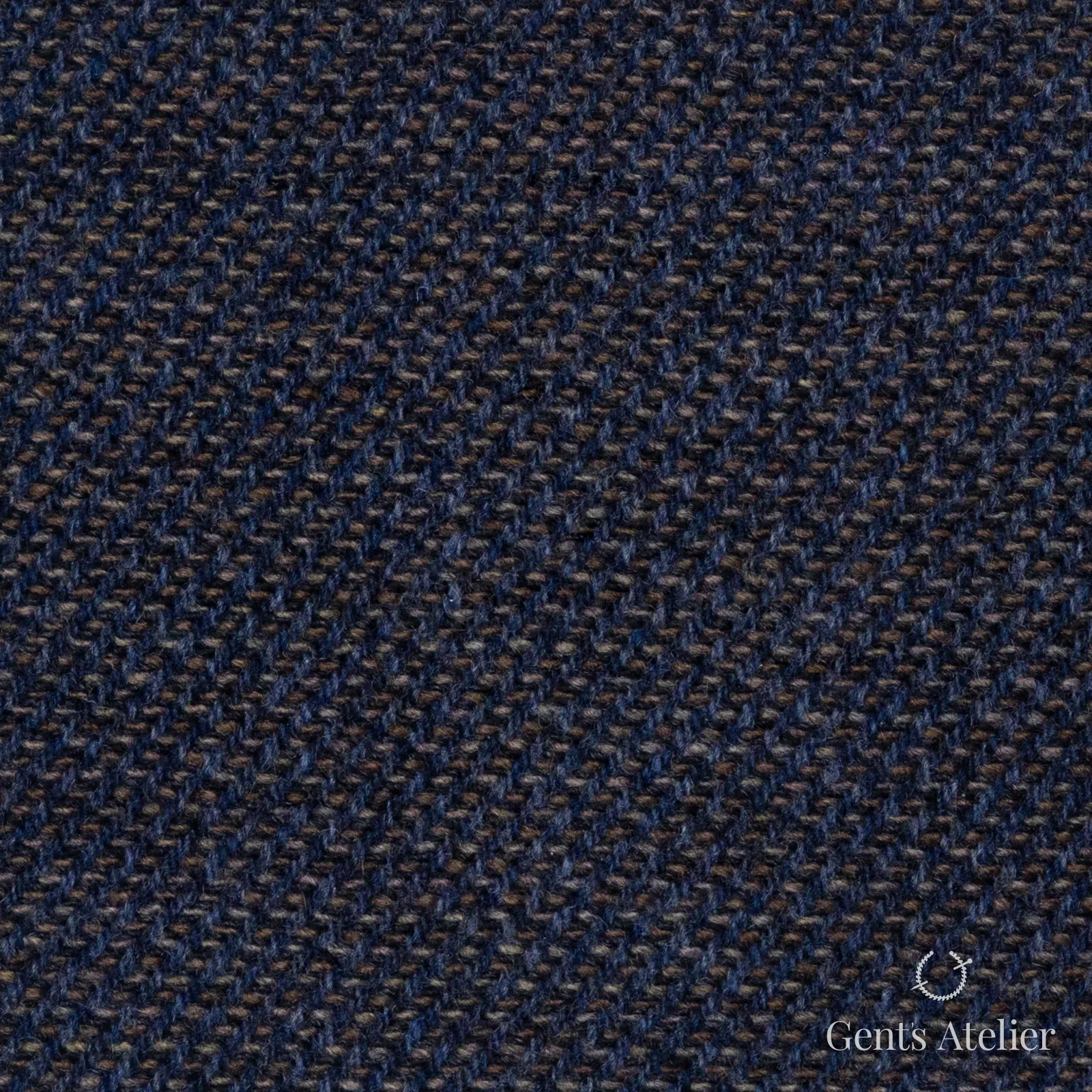 Костюмная ткань Marzoni 651 - 692 / 1500 — Серо-синий, меланж, 90% шерсть, 10% кашемир