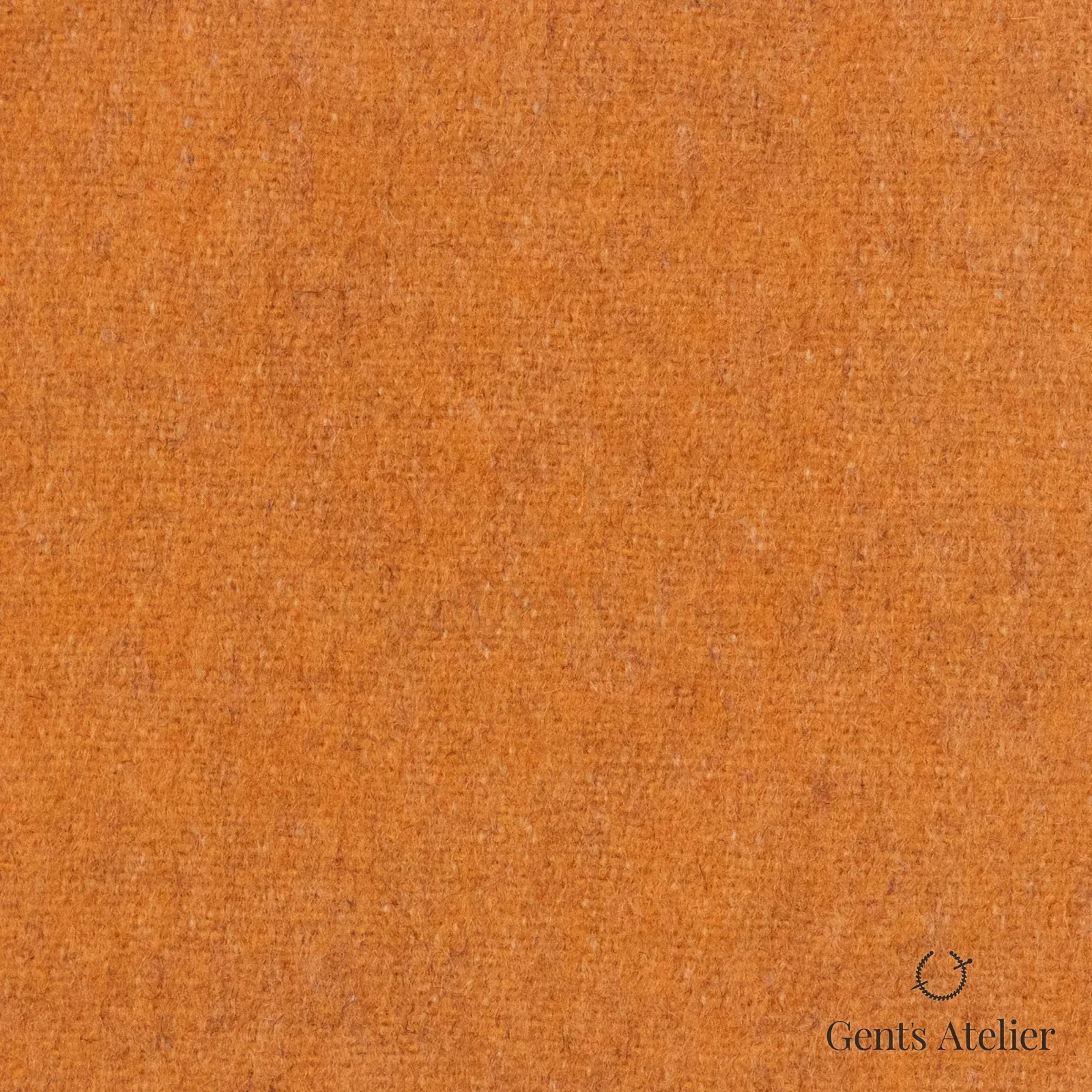 Костюмная ткань Marzoni 662 - 008 / 2500 — Orange / Коричневый, однотонная, 90% шерсть, 10% кашемир