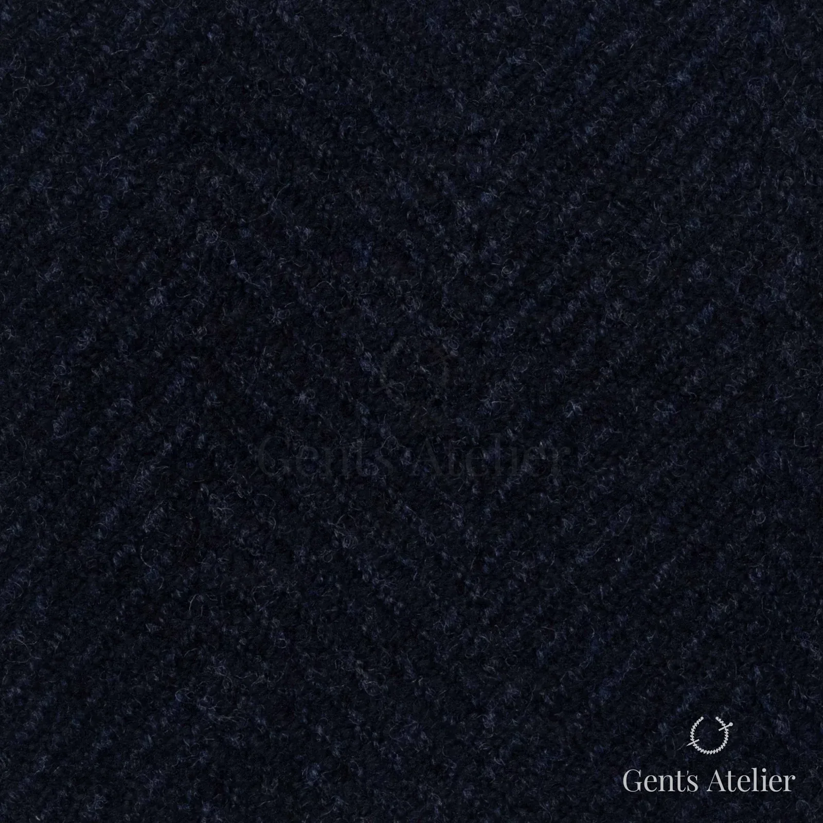 Костюмная ткань Marzoni 662 - 023 / 2200 — Тёмно-синий, ёлочка, 90% шерсть, 10% кашемир