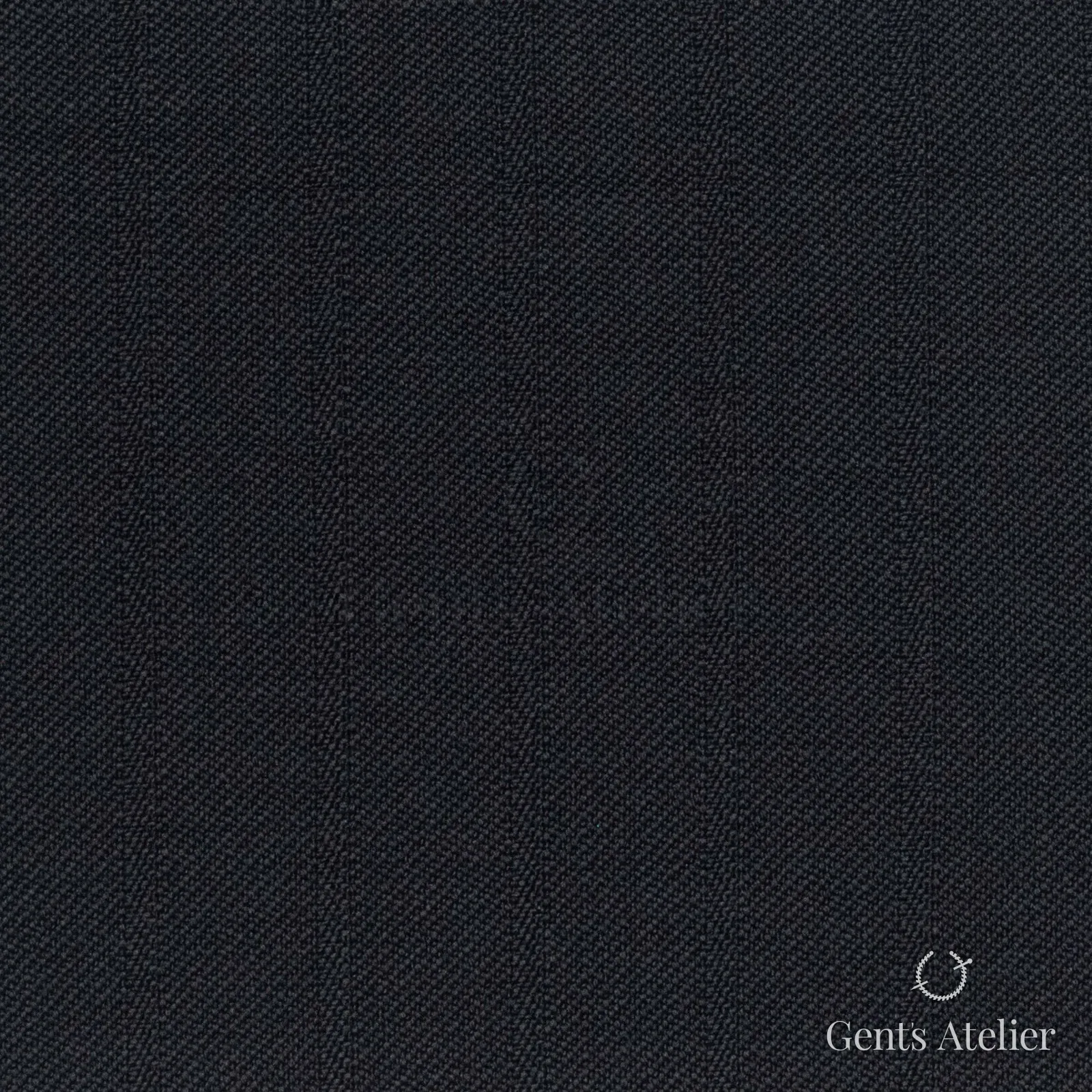 Костюмная ткань Marzoni 606 - 378 / 800 — Чёрный, однотонная, 100% шерсть