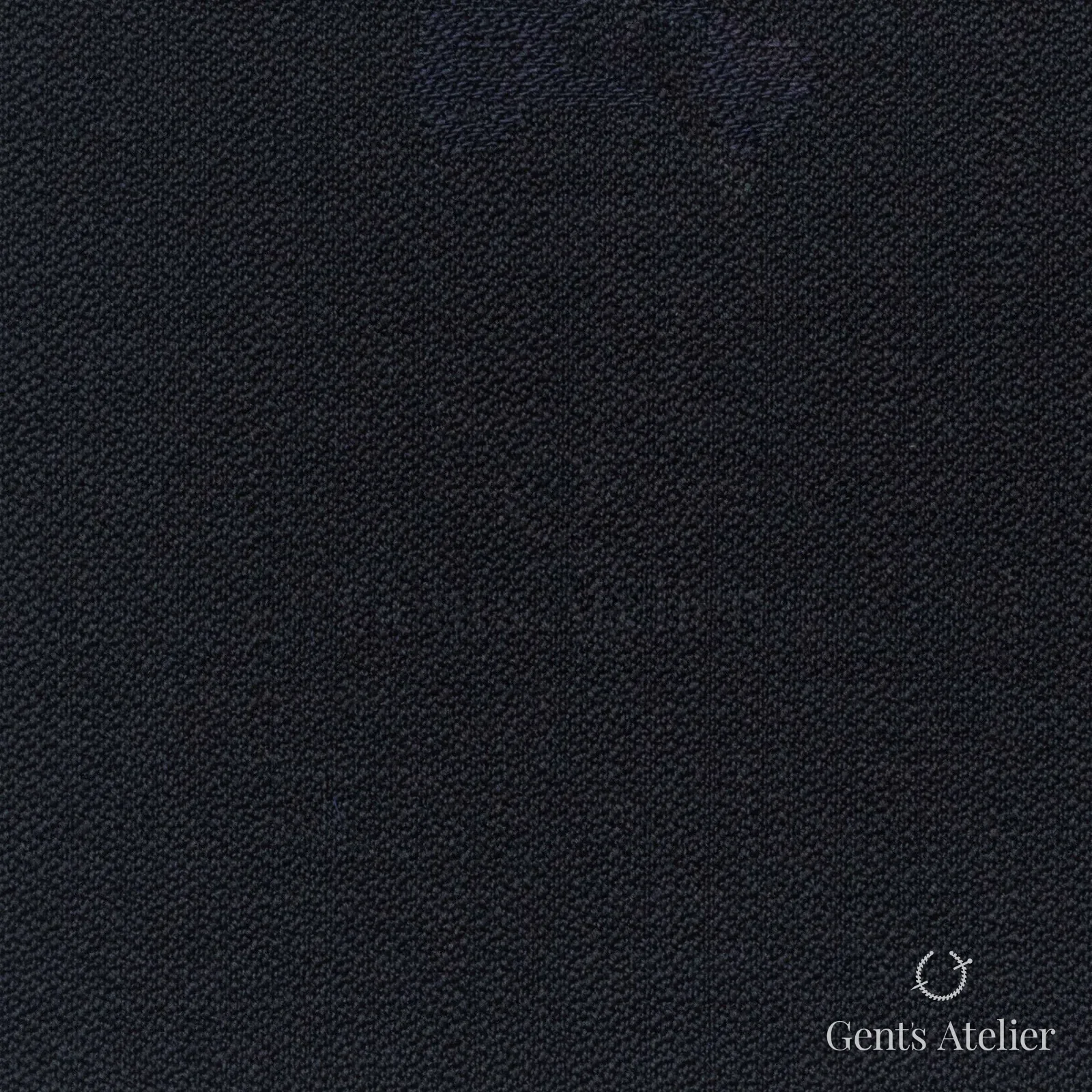 Костюмная ткань Marzoni 607 - 817 / 900 — Чёрный / Синий, однотонная, 100% шерсть