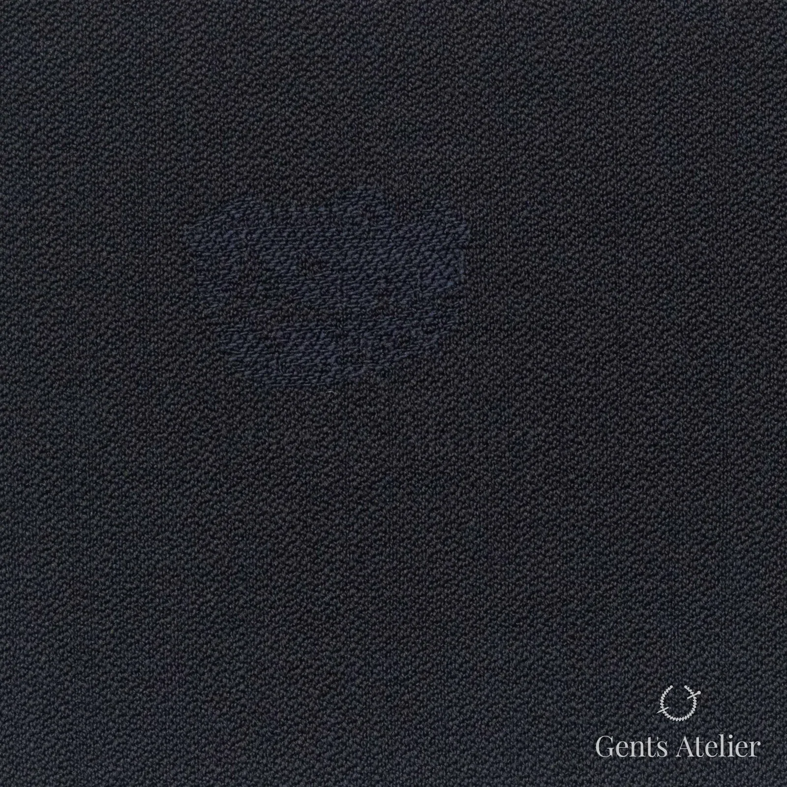 Костюмная ткань Marzoni 607 - 819 / 900 — Чёрный / Синий, однотонная, 100% шерсть