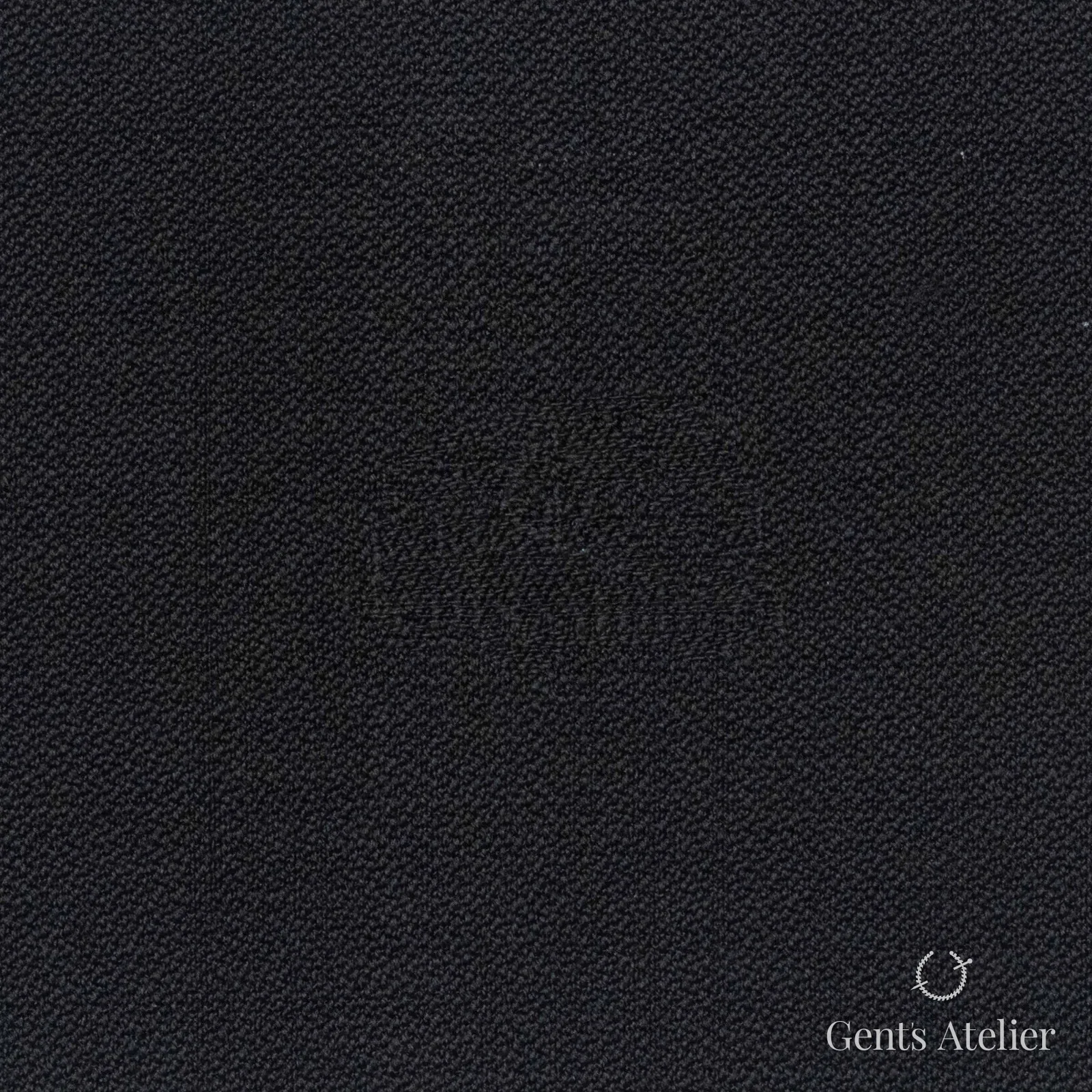 Костюмная ткань Marzoni 607 - 820 / 900 — Чёрный, однотонная, 100% шерсть