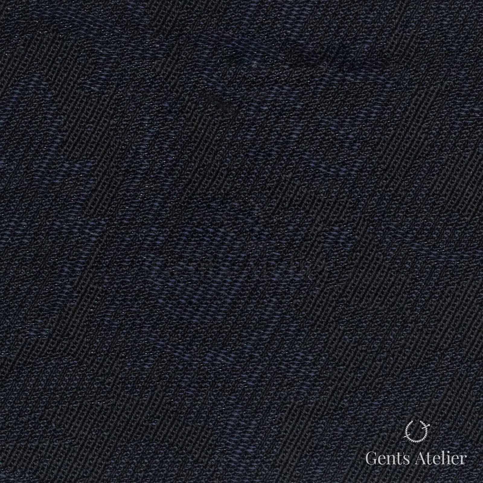 Костюмная ткань Marzoni 607 - 831 / 1000 — Тёмно-синий / Синий, полоса, 95% шерсть, 5% полиэстер