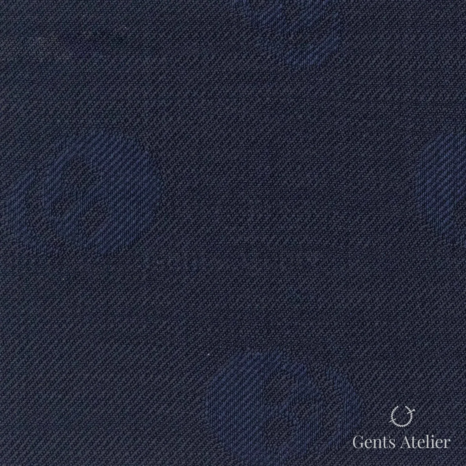 Костюмная ткань Marzoni 609 - 446 / 1000 — Тёмно-синий, однотонная, 100% шерсть