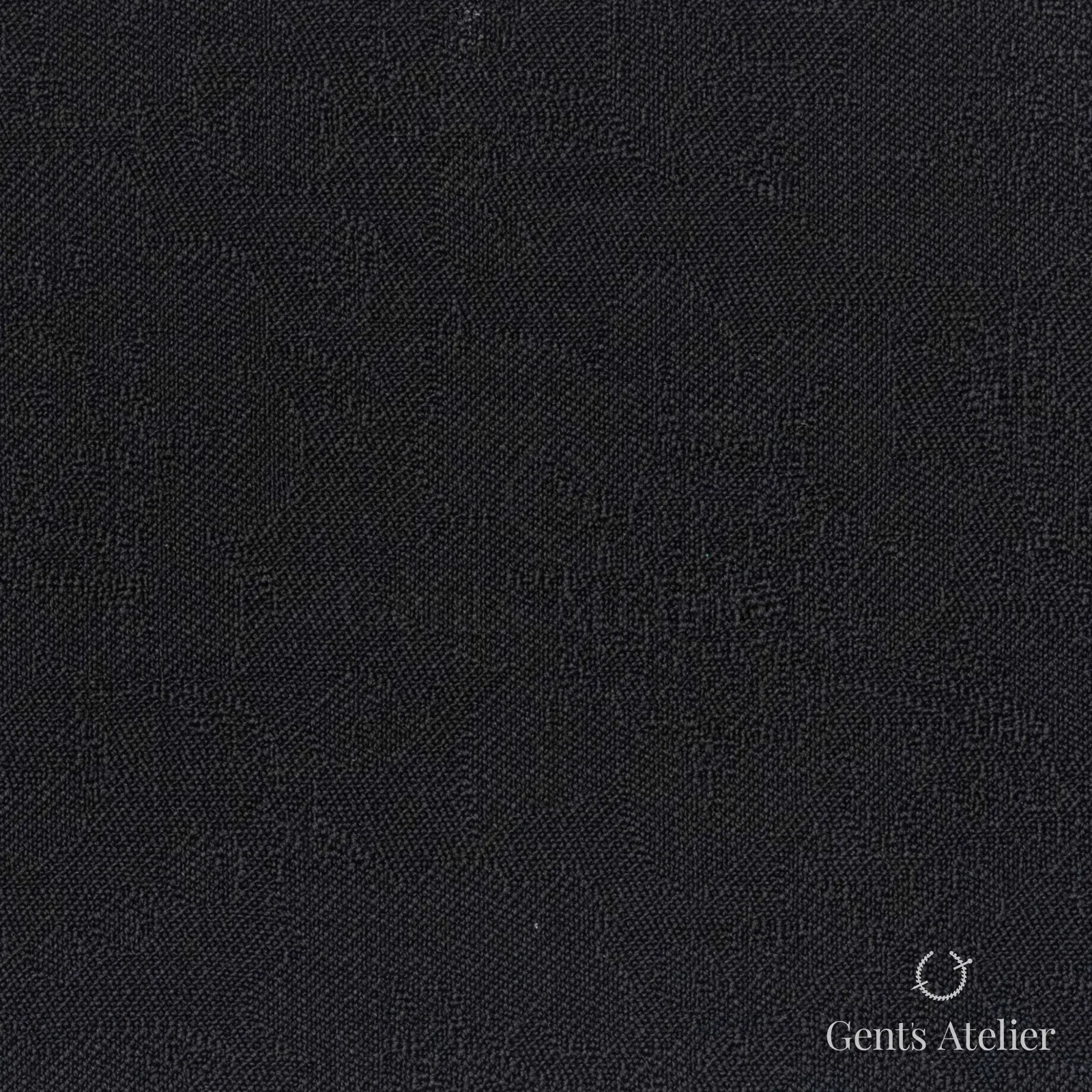 Костюмная ткань Marzoni 609 - 455 / 900 — Чёрный, однотонная, 100% шерсть