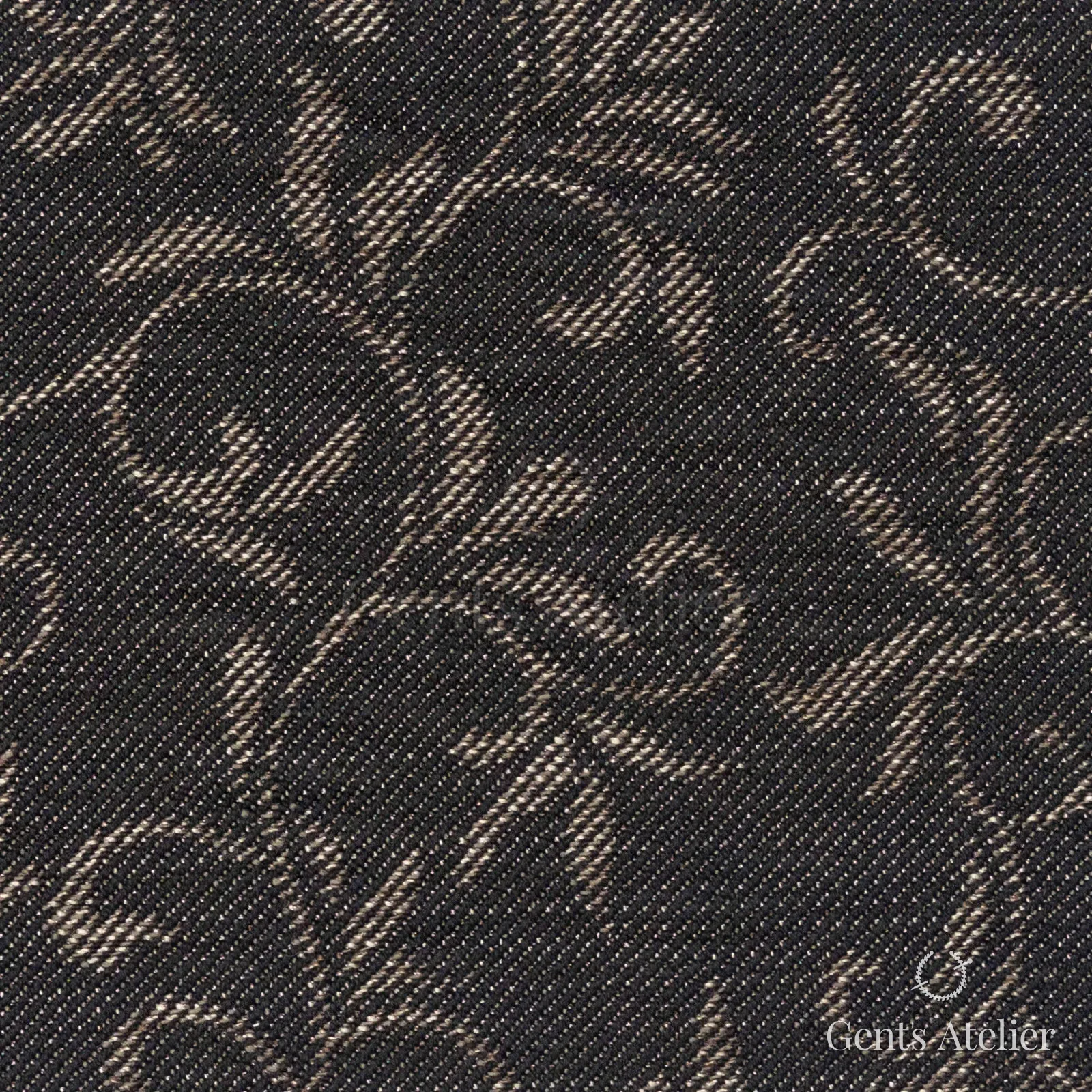 Костюмная ткань Marzoni 609 - 466 / 900 — Золотистый, узор, 72% шерсть, 28% полиэстер